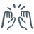 hands up icon